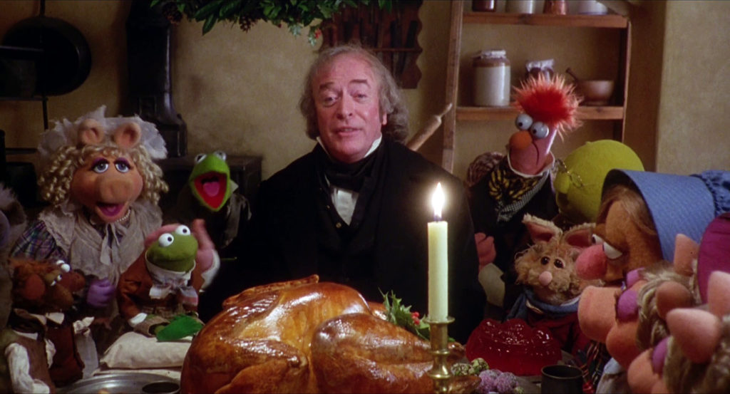 The cast of a Muppet Christmas Carol